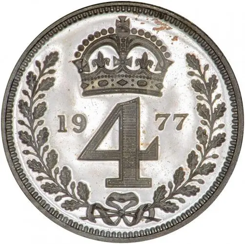 1977 Maundy Set Elizabeth II Westminster Abbey 