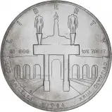 1984 Los Angeles Olympic Games Silver BU $1 Philadelphia Mint