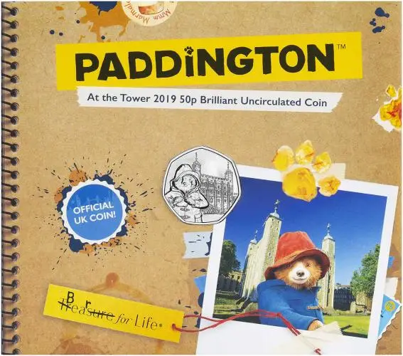 Packaging 2019 Paddington Bear - Tower of London BU 50p