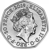 Reverse 2019 Paddington Bear - Tower of London BU 50p