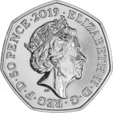 Obverse of 2019 Paddington Bear - St Paul's Cathedral BU 50p