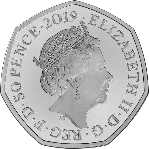 Obverse 2019 Paddington Bear - Tower of London Silver Proof 50p	