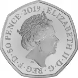 Obverse 2019 Paddington Bear - Tower of London Silver Proof 50p	