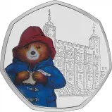 2019 Paddington Bear - Tower of London Silver Proof 50p	