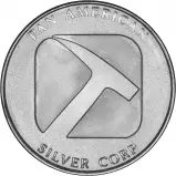 Pan American Silver Corp Coin Rounds Hammer Logo Obverse 