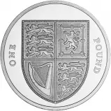 2008 Silver Proof Annual Shield of Arms Coin Sets United Kingdom pound coin reverse