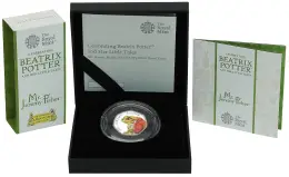 2017 Beatrix Potter World In Black Presentation Box Silver display box