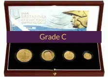 2006 Britannia Gold Proof 4-Coin Set - Grade C