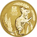 2020 Year of the Mouse Perth Mint Lunar 2 oz Gold Bullion Coin