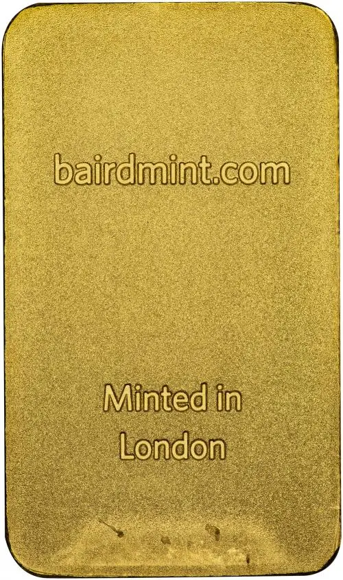 Gold 1 Ounce  Bar Pre-Owned Baird & Co. reverse