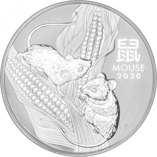 ホワイトホースオブハノーバー銀貨 2020年 2オンス 2020 Perth Mint Year of the Mouse 2oz Silver Coin | Chards