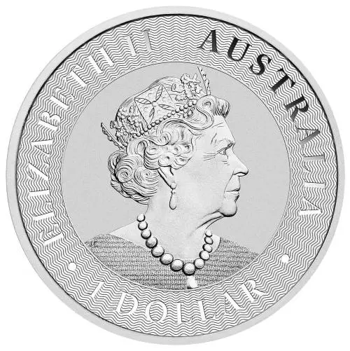 Obverse of 2020 Kangaroo 1 oz Silver Perth Mint Bullion Coin