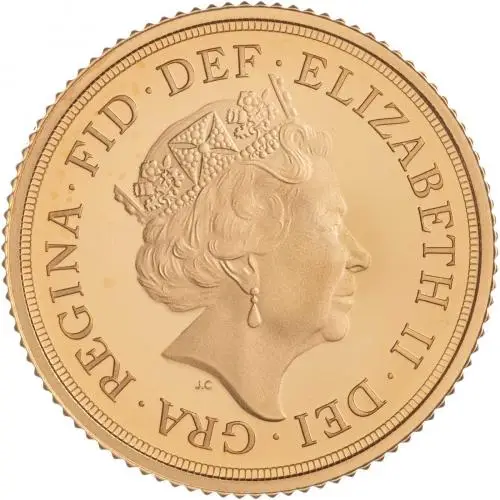 2018 Gold Proof Elizabeth II Sovereign 3 Coin Set Without Outer Box obverse