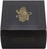 Presentation Box 2017 0.25 oz Gold Proof Queen's Beasts Lion of England Damaged Cardboard Box