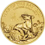 2020 Year of the Rat Royal Mint Lunar 1 oz Gold Bullion Coin