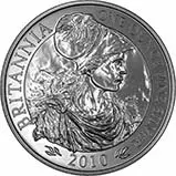 2010 1 oz Silver Britannia Bullion Coin