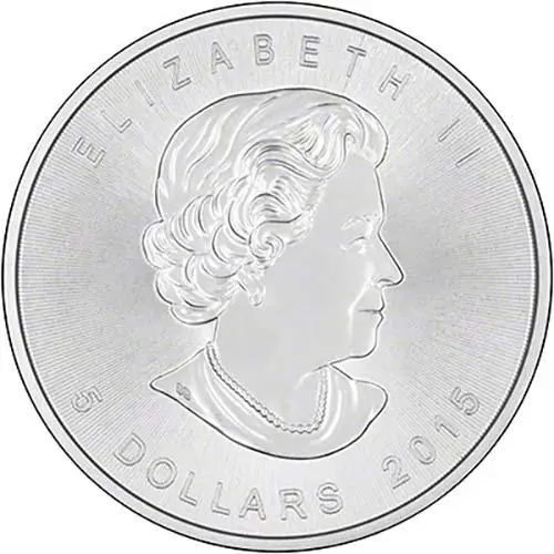 2015 1 oz Silver Coin Maple Bullion 23484