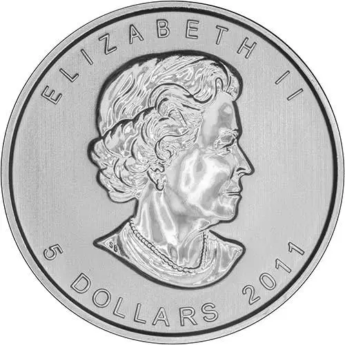 2011 1 oz Silver Coin Maple Bullion 21699