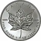 2010 1 oz Silver Maple Leaf Bullion Coin