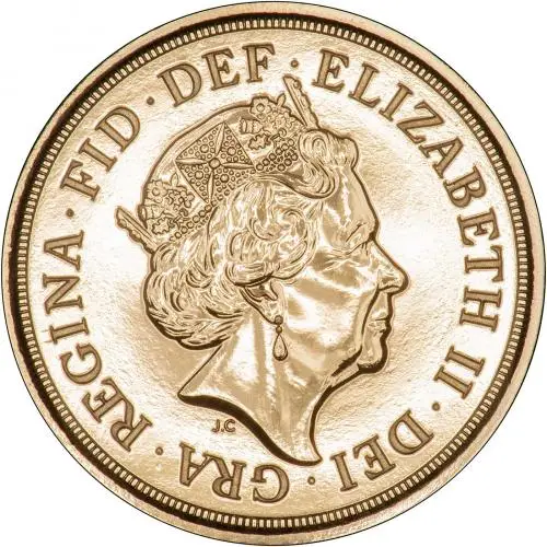Obverse 2019 Gold Bullion Half Sovereign