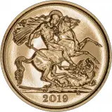 2019 Gold Half Sovereign Bullion Coin