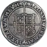 1601 Elizabeth I Silver Crown reverse 