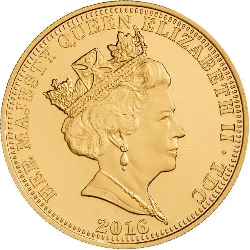 2016 Gold Proof Elizabeth II The Queen's 90th Birthday Coin With Box with Cert Jubilee Mint 3 Coins obverse