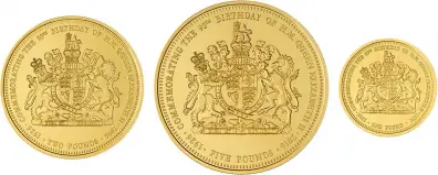 2016 Gold Proof 'The Queens 90th Birthday' - 3 Coin Set 