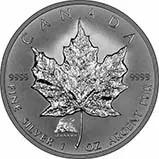 2004 1 oz Silver Coin Maple Bullion