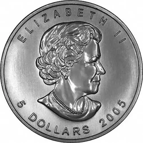2005 1 oz Silver Coin Maple Bullion 20426