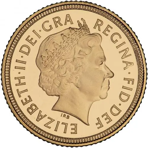 1999 Gold Proof Half Sovereign Last Half Sovereign of 20th Century obverse