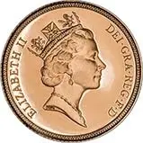 1987 Gold Full Sovereign Elizabeth II Proof 21072