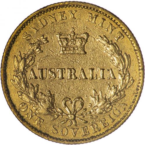 1861 Gold Full Sovereign Victoria Coin Australia | Chards