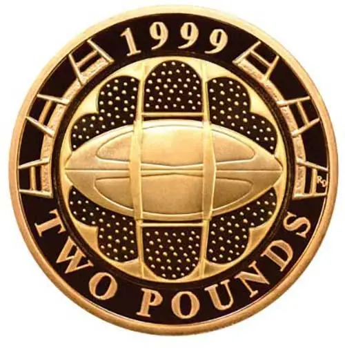 1999 Whole Coin Set Sovereign - 3 Coins Gold Proof £2 Reverse