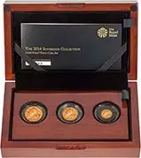2014 Gold Proof Sovereign Standard 3-Coin Set
