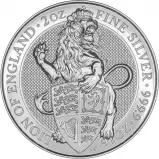2016 2 oz Silver Coin Queen's Beasts Lion of England Bullion