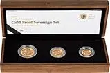2008 3-Coin Gold Proof Sovereign Set