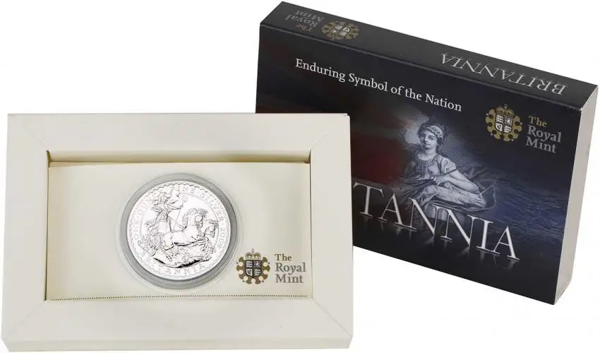 2009 Silver Bullion 1 Ounce Britannia Coin In Sleeve