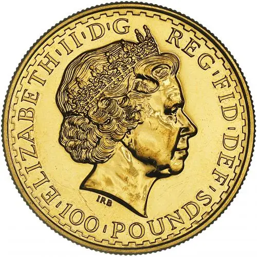 2009 1 oz Gold Britannia Bullion Coin obverse