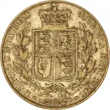 1842 Gold Full Sovereign Victoria London Mint