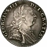 1787 George III Silver Shilling