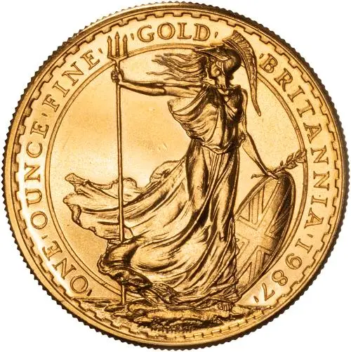 1987 1 oz Gold Britannia Bullion Coin reverse 2026 img