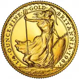 1987 Gold Proof 0.25 oz Britannia Coin