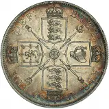 1887 Silver Victoria Jubilee Head Crown Coin