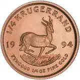 1994 Gold Krugerrand 0.25 oz Bullion Coin