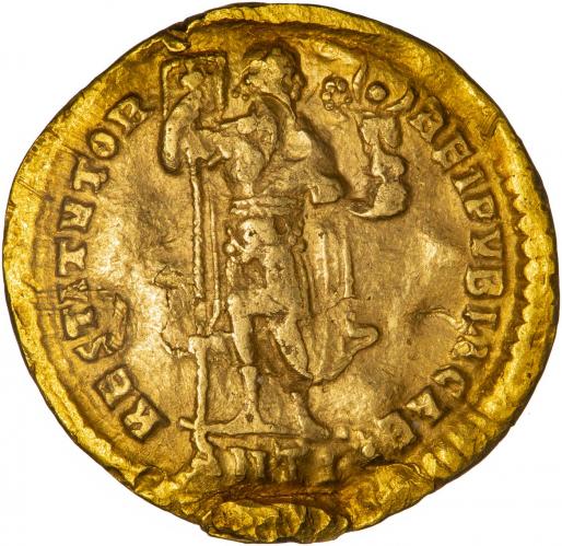 Solidus of Valens Gold Coin AD 378 | Chards