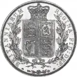 1883 Silver Victoria Young Head Shield Half Crown 