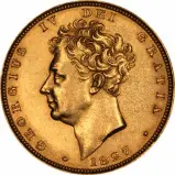 1827 Gold Full Sovereign George IV The Royal Mint
