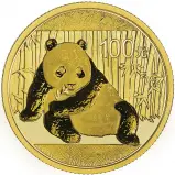 2015 Gold Panda 0.25 oz Bullion Coin Pre-Owned