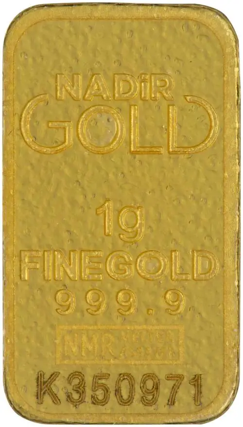 Cash gold Gold 1 Gram  Bar Pre-Owned obverse